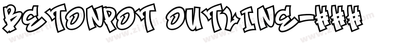 BetonPOT Outline字体转换